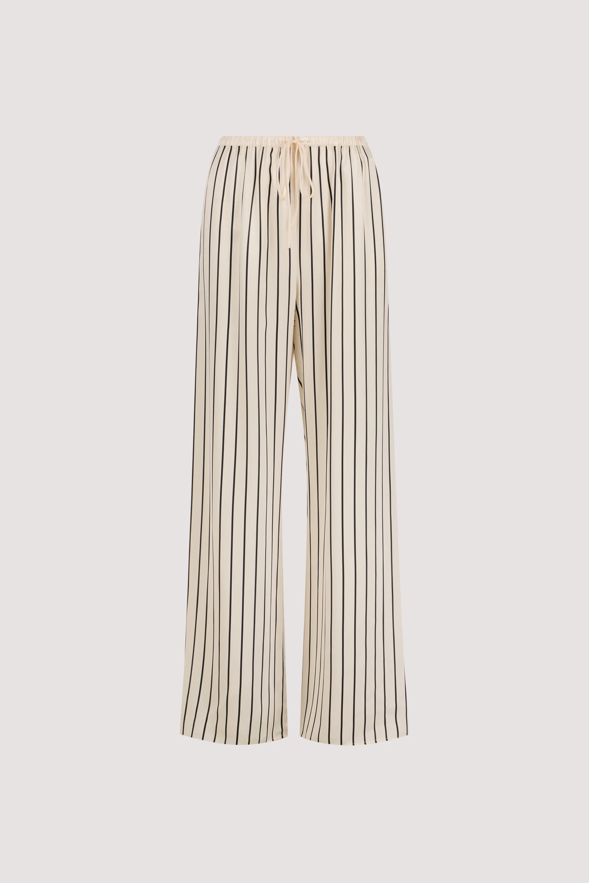 ADRIENNE CREAM STRIPE SILK PANT - Image 7