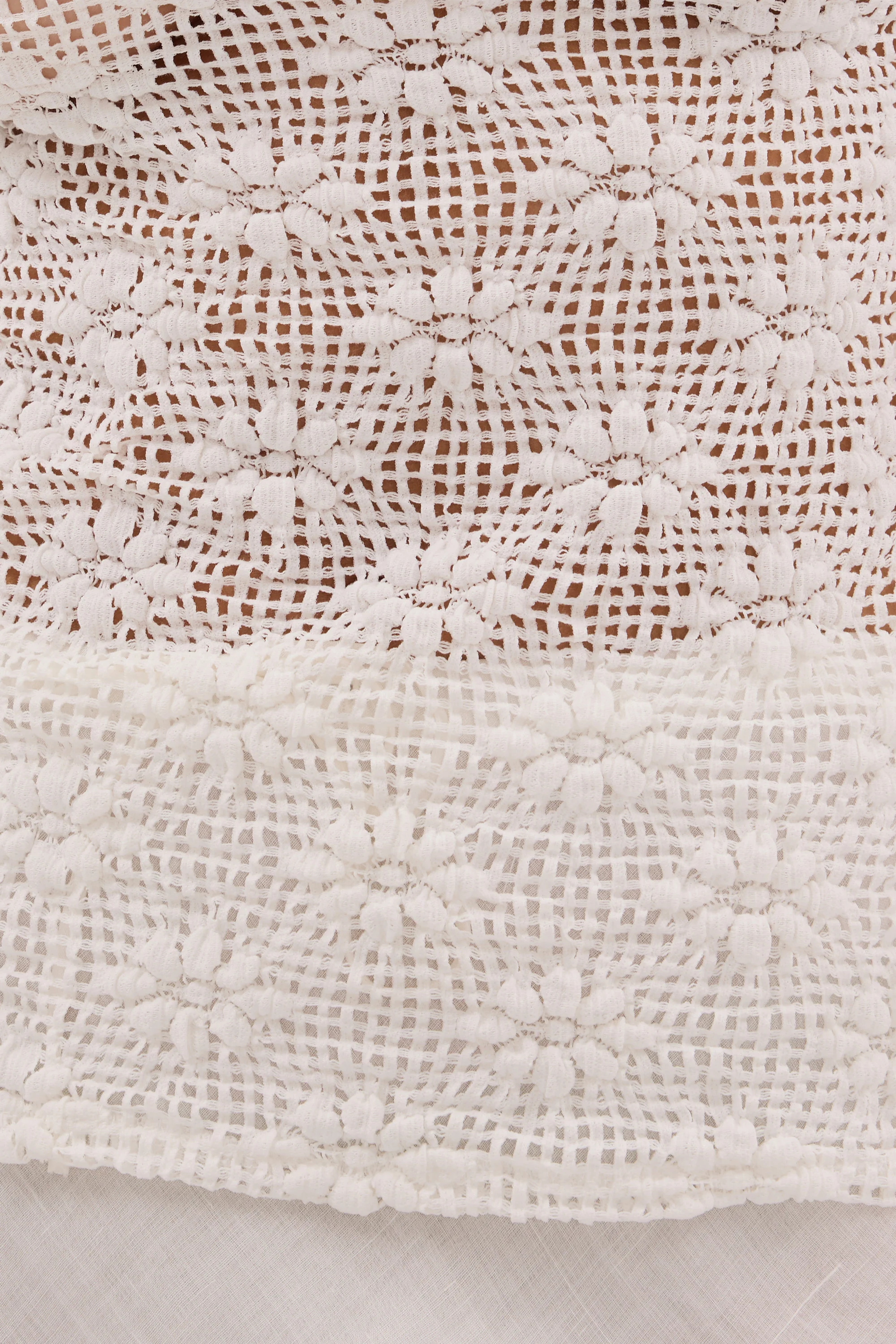 AGNES WHITE CROCHET BANDEAU TOP - Image 5
