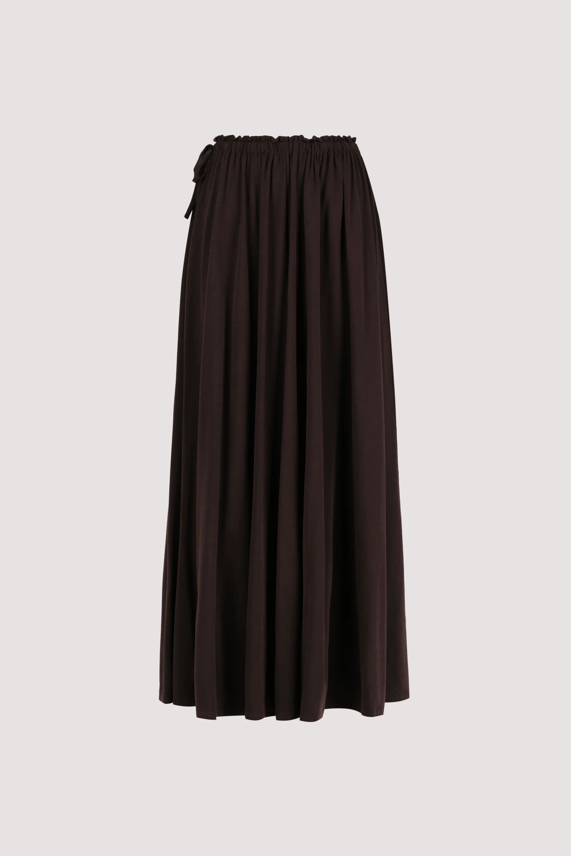 AVA BURNT CHOC MODAL BLEND MIDI SKIRT - Image 7