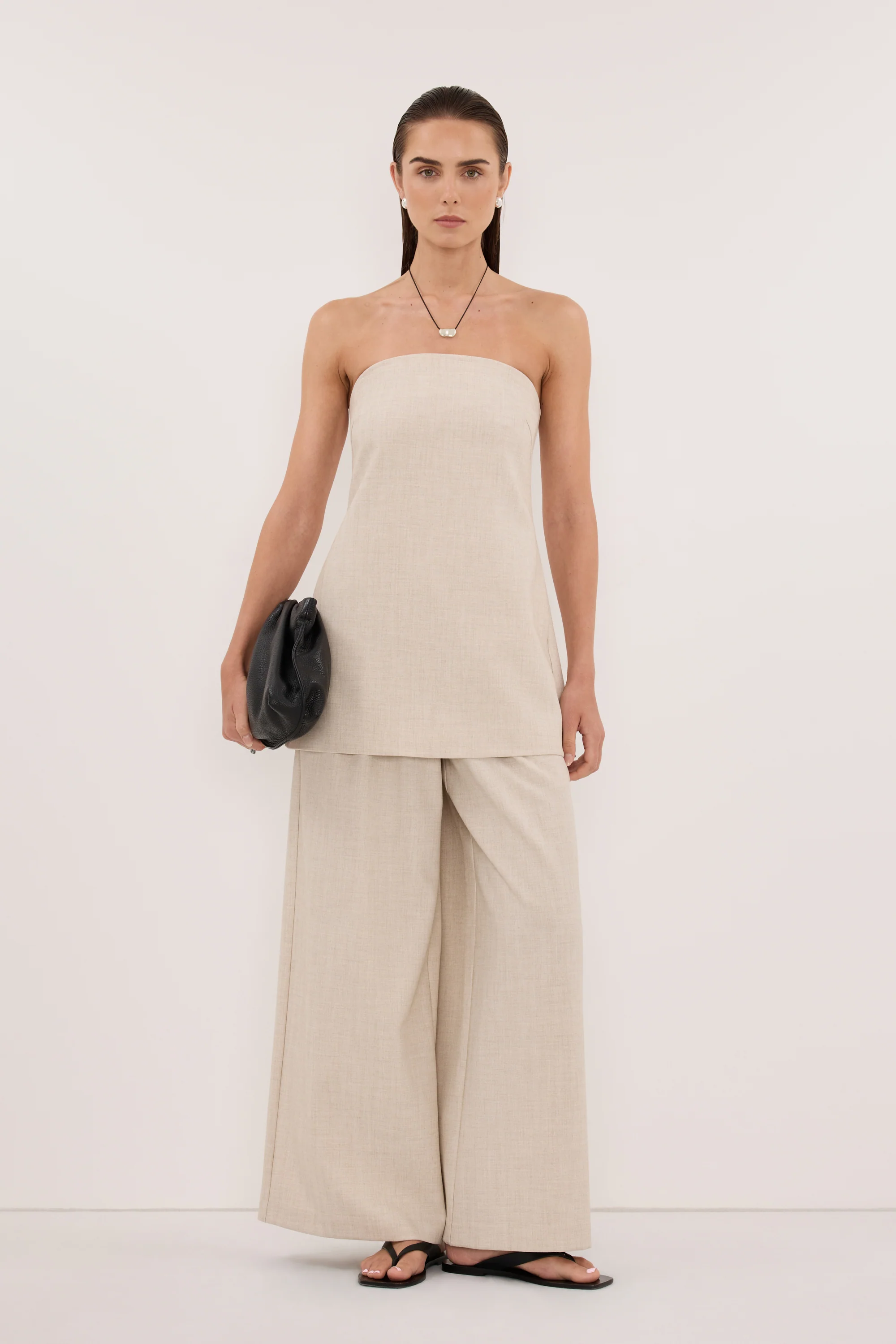 CYRUS NATURAL STRAPLESS TUNIC TOP - Image 6