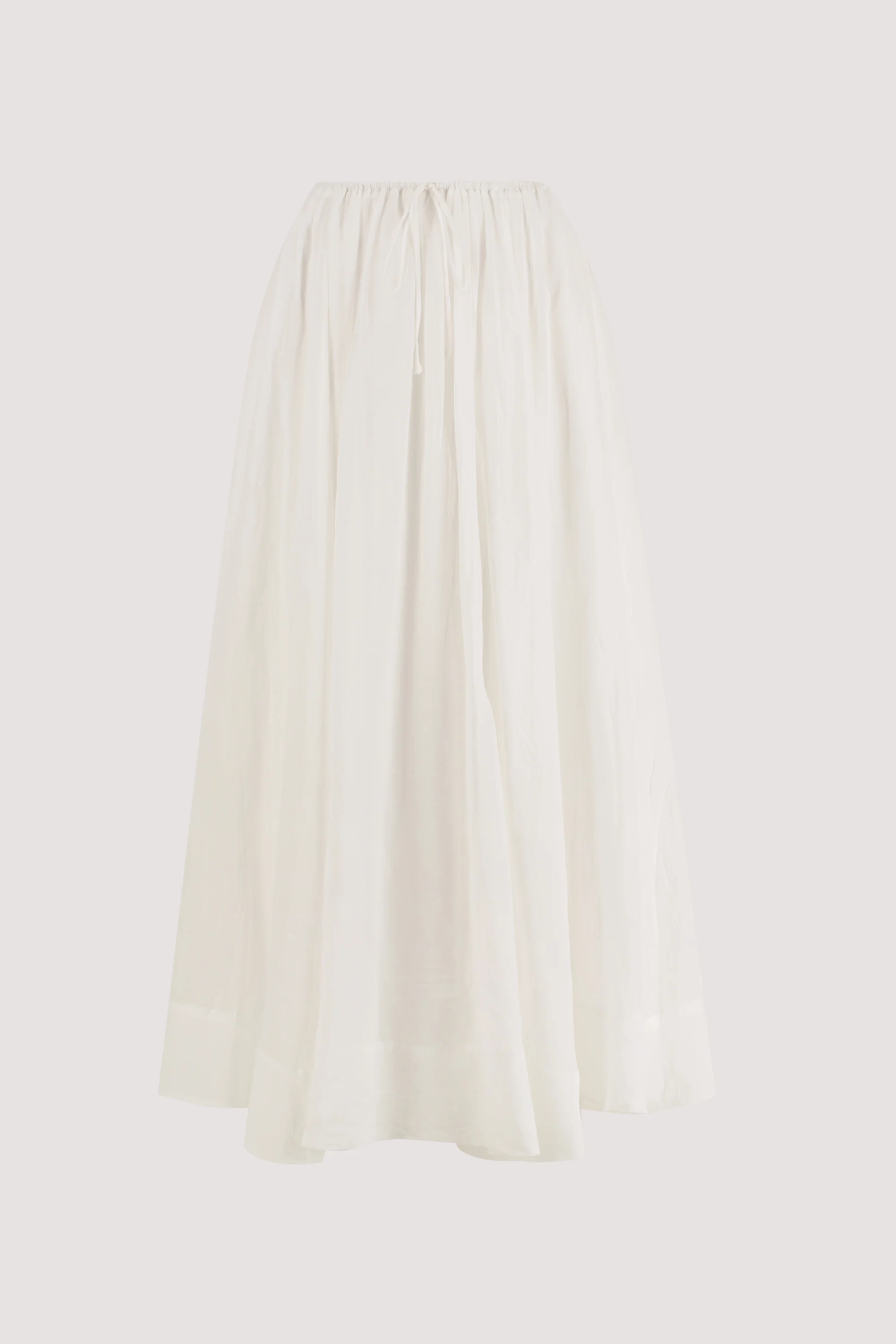 LAYNE WHITE RAMIE MAXI SKIRT - Image 7