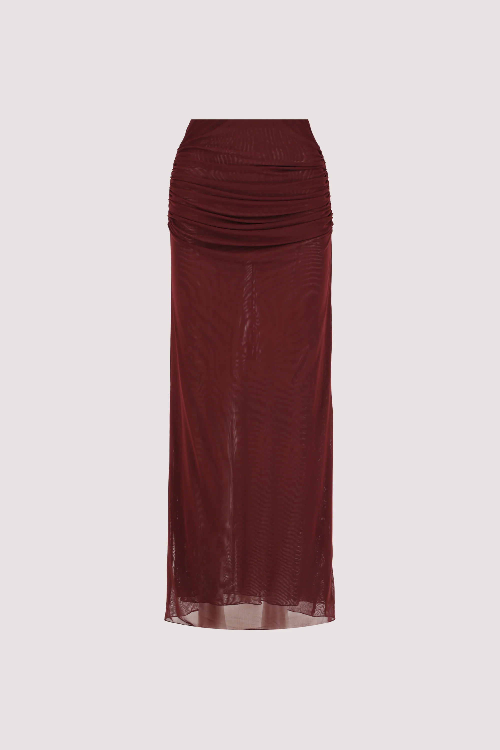 NYRA WINE COLUMN MIDI SKIRT - Image 7