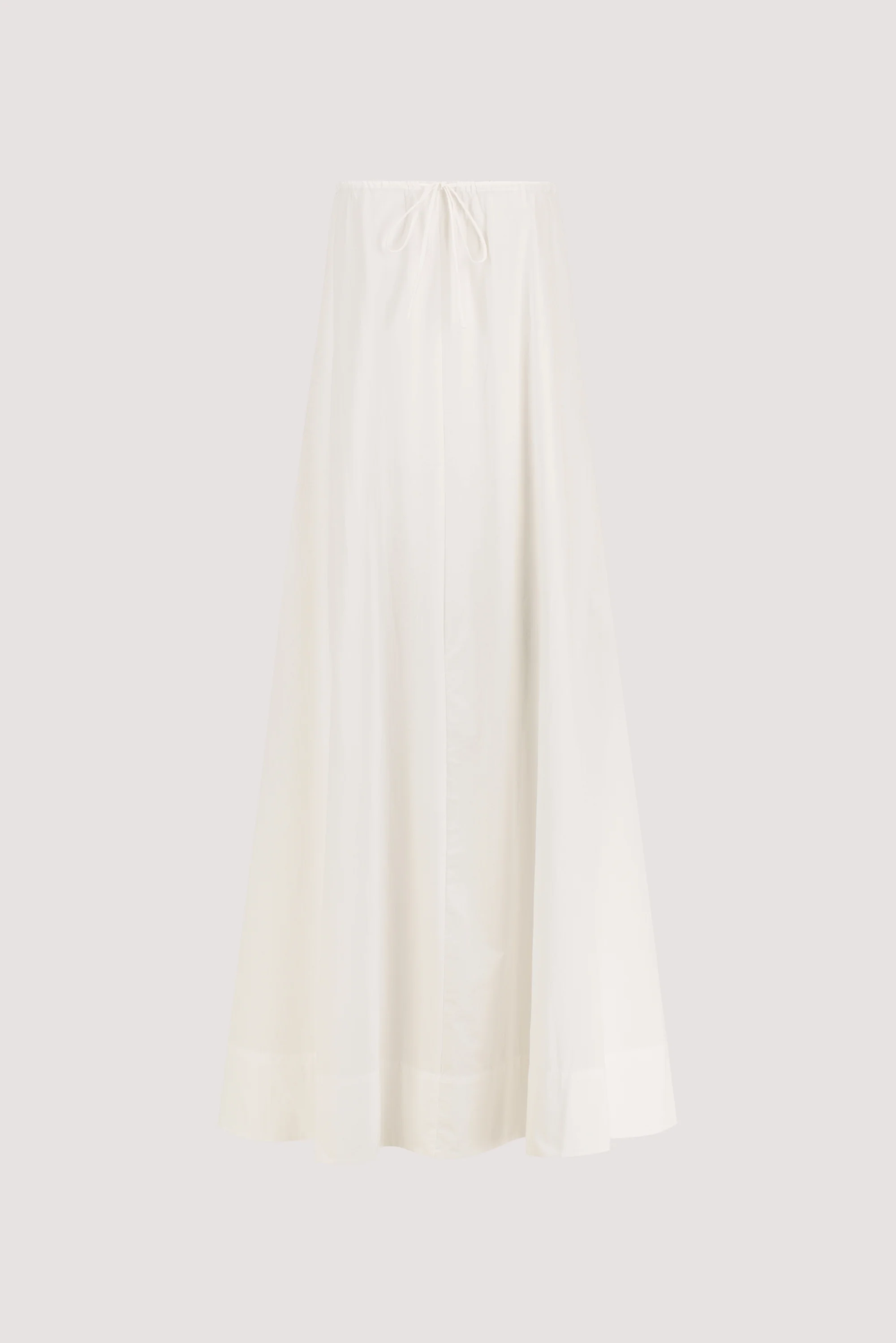 SOMMER WHITE STRAPLESS POPLIN MIDI DRESS - Image 6